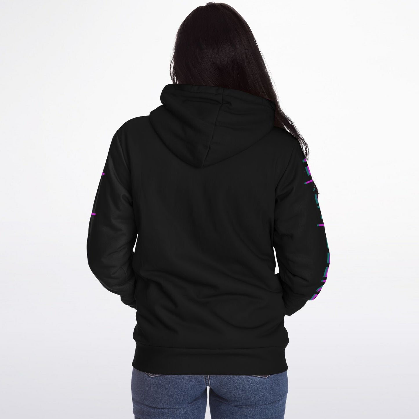 VenganSeeker Unisex Destroyer Zip hoodie - AOP