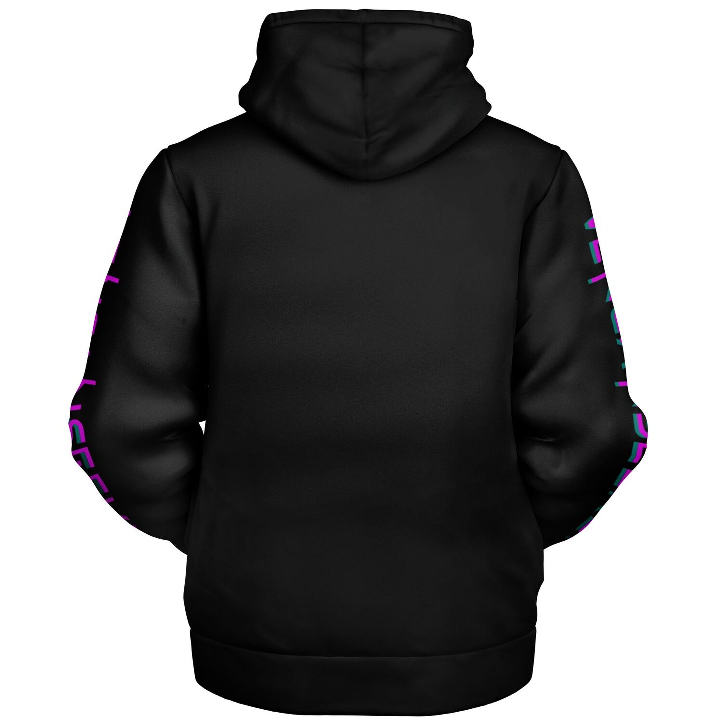 VenganSeeker Unisex Destroyer Zip hoodie - AOP