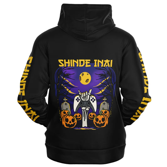 VenganSeeker NEVER DIE Zip-Up Hoodie - AOP