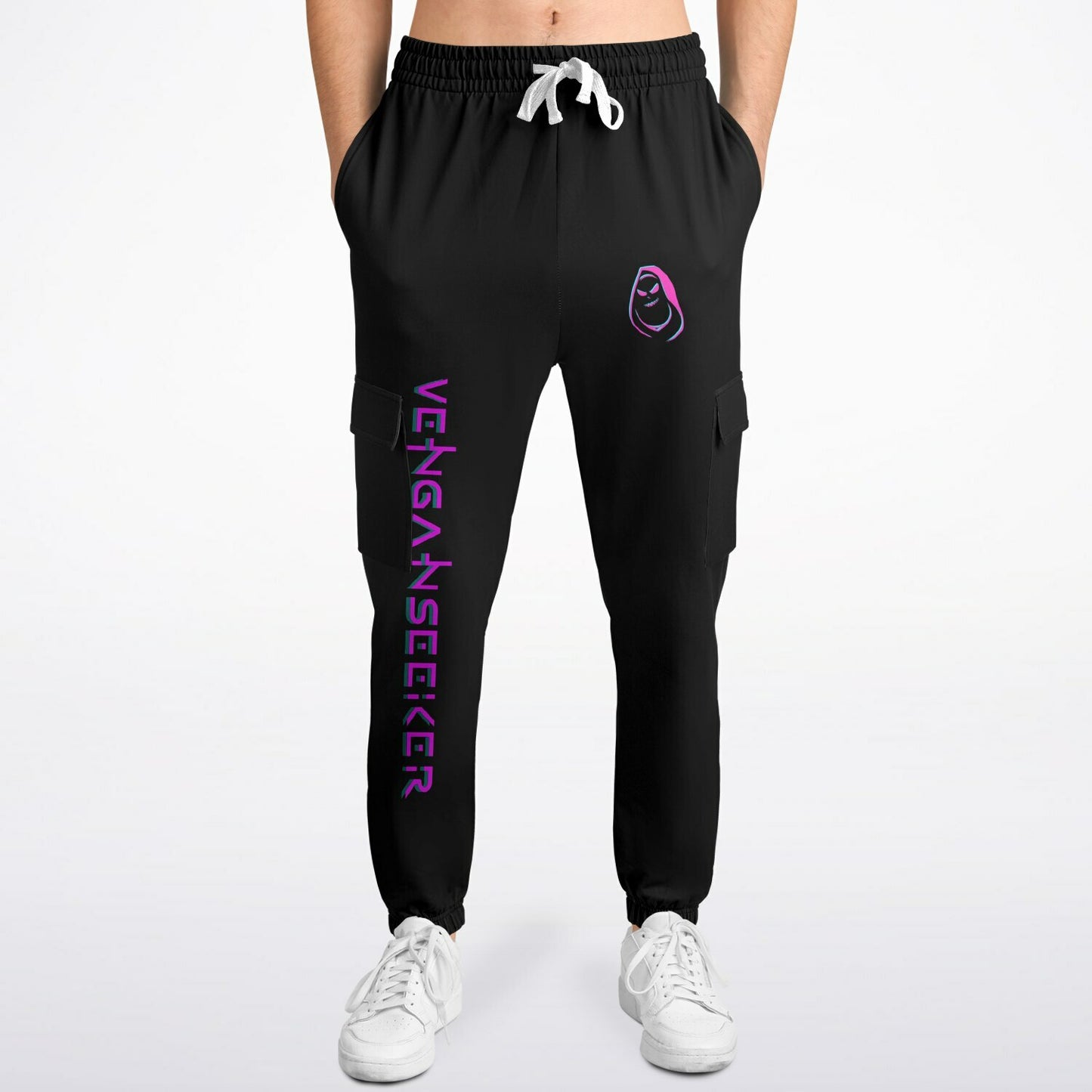 VenganSeeker Unisex Destroyer Cargo Sweatpants - AOP