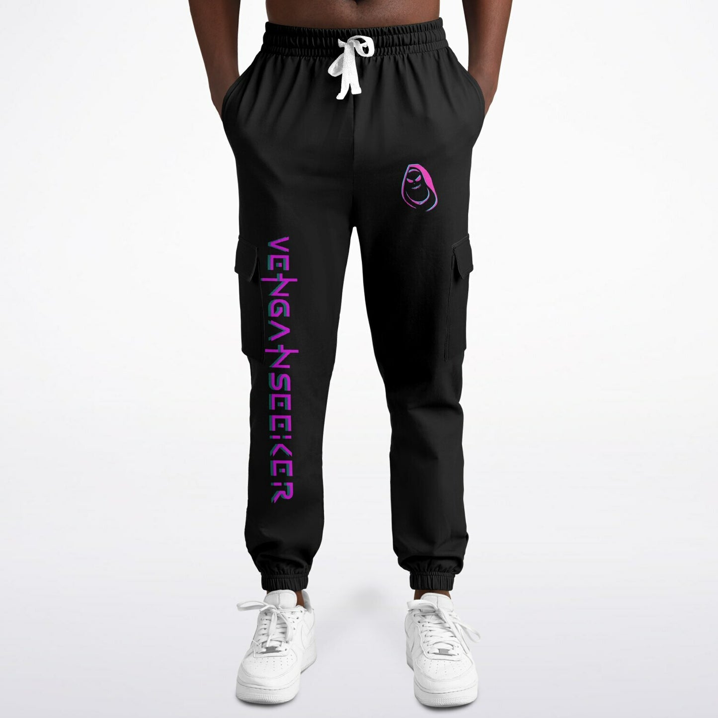 VenganSeeker Unisex Destroyer Cargo Sweatpants - AOP