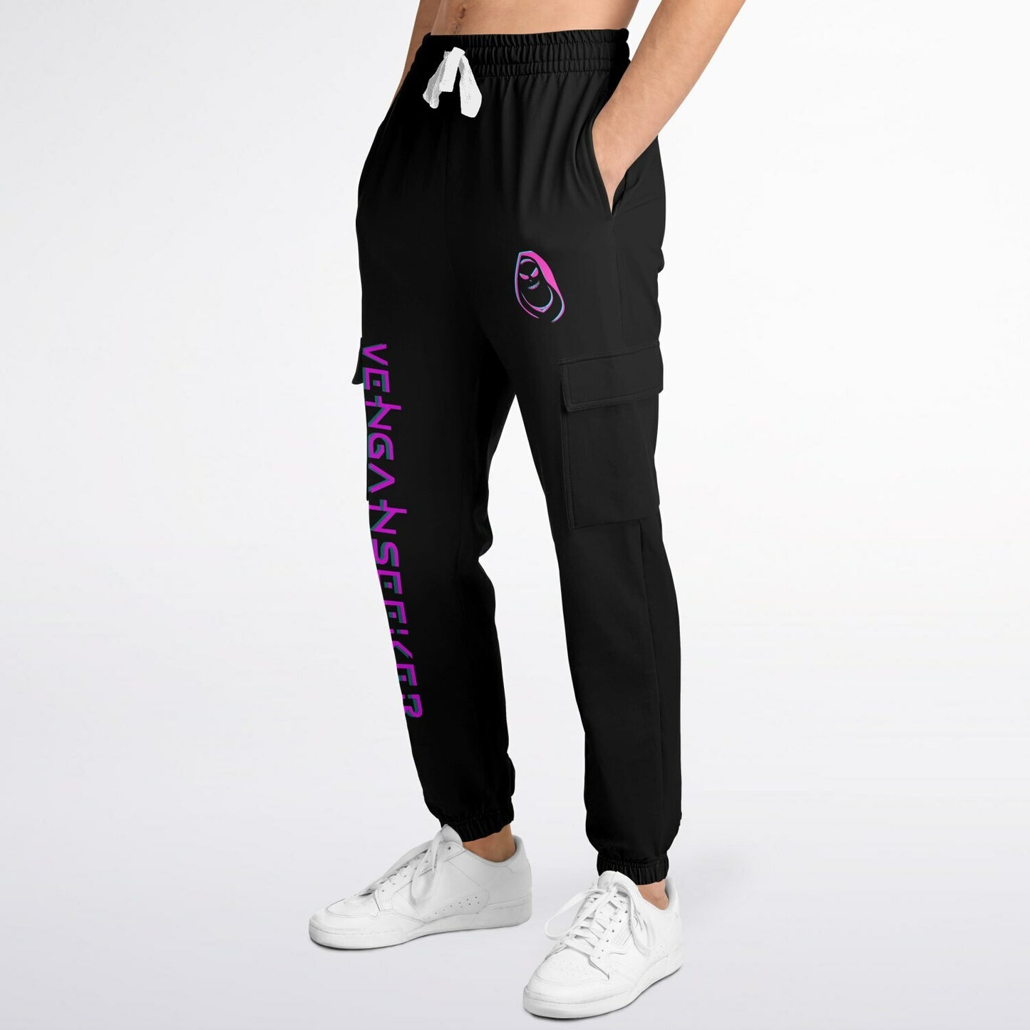 VenganSeeker Unisex Destroyer Cargo Sweatpants - AOP